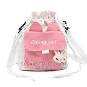New Summer Bucket Bag Canvas Crossbody Handbag