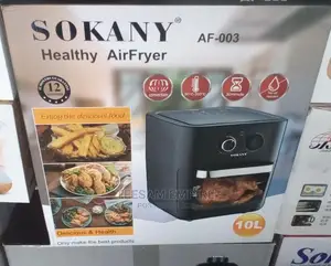 Sokany 10litres Stainless Airfryer.