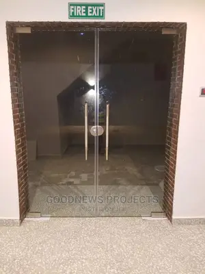 Double Swing Glass Door