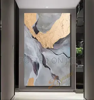 100% Hand-Painted Abstract Oil Painting on Canvas