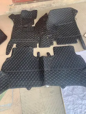 BMW Customized Leather Floor Tiles Mat