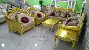 Gold Colored Sofa Chair