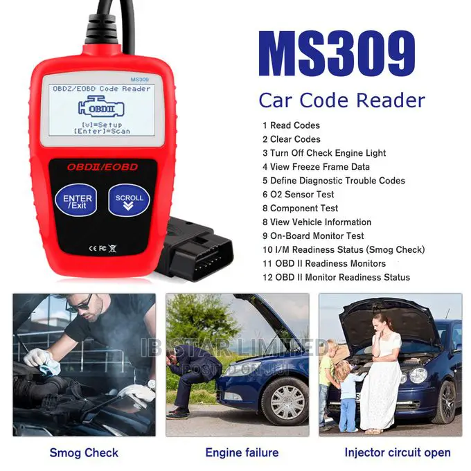 Engine Analyzer MS309 Car Code Reader With Free Delivery