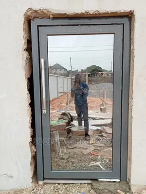 Aluminium Gray Swing Door
