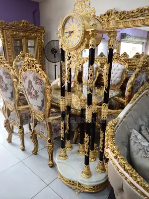 Italian Unique Standing Gold Clock