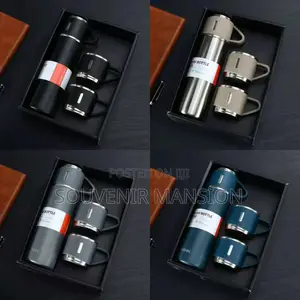 500ml Double Layer Flask With 2 Cup ( Moq 24pcs )
