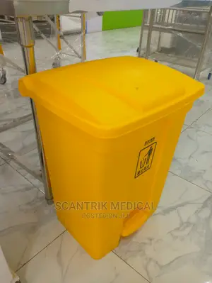 Yellow Medical Clinical Waste Bin