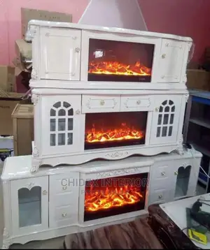 Quality Wooden Fire Place and Tv Stand.