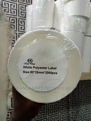 50*25 Polyester Water Resistant Label By 2000label
