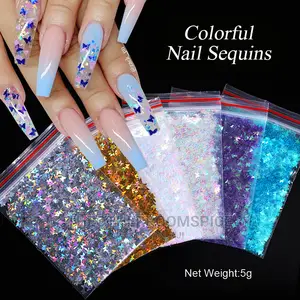 Acrylic Nail Glitter Polygel Nail Art Shimmer