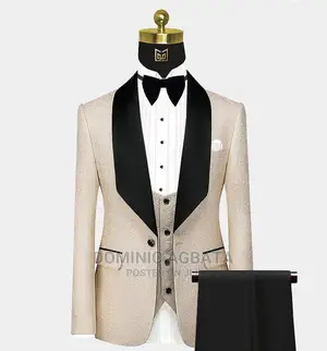 White and Champagne Tuxedos
