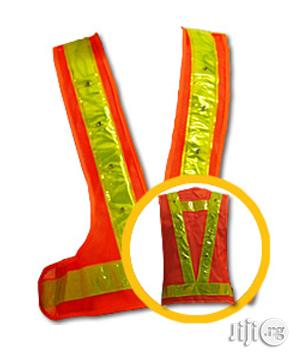 LED High Visibility Lighting Reflective Jacket (16 Points)