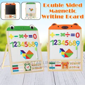 Double Sided Magnetic Chalkboard Board for Children