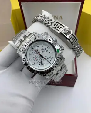 Festina Wristwatch and Bracelet Silver