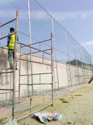 Galvanized Chainlink; Temporary or Permanent Fence.
