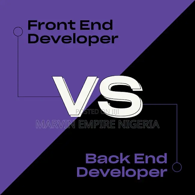 Web Developer Front End and Back End