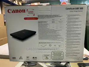 Canon Lide 300 Colour Flatbed Scanner - Black, 2400x2400 Dpi