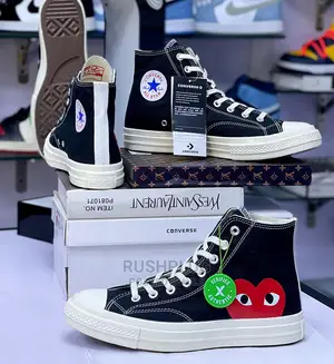 COMME Des GARCONS X Chuck Taylor All-star ‘70 Hi [BLACK] ‘