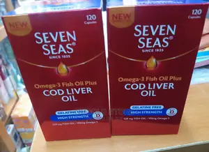 Seven Seas Omega-3 Fish Oil Plus Cod Liver Oil *120 Cap's