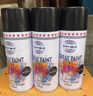 Spray Paint Charcoal Black
