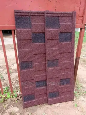 Red With Black Patches Shingle
