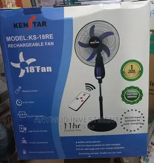 Kenstar Rechargeable Standing Fan 18"