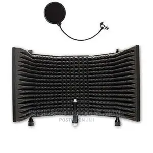 Adjustable Microphone Isolation Shield With Pop Filter