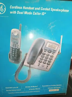 GE CORDLESS HANDSET and Corded Speakerphone