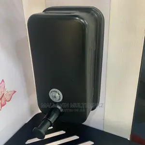 Matte Black Manual Soap Dispenser
