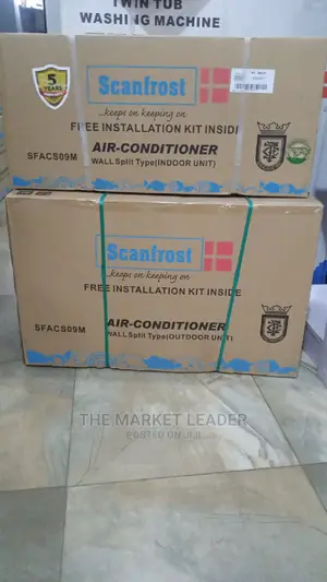 Scanfrost 1hp Split Ac + Installation Kit