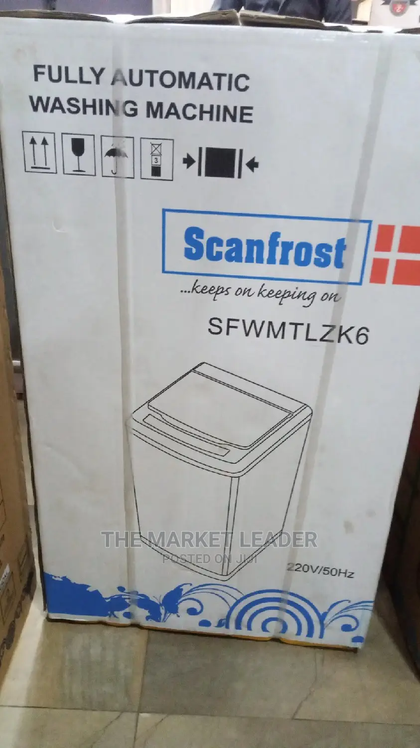 Scanfrost 6kg Automatic Topload Washing Machine