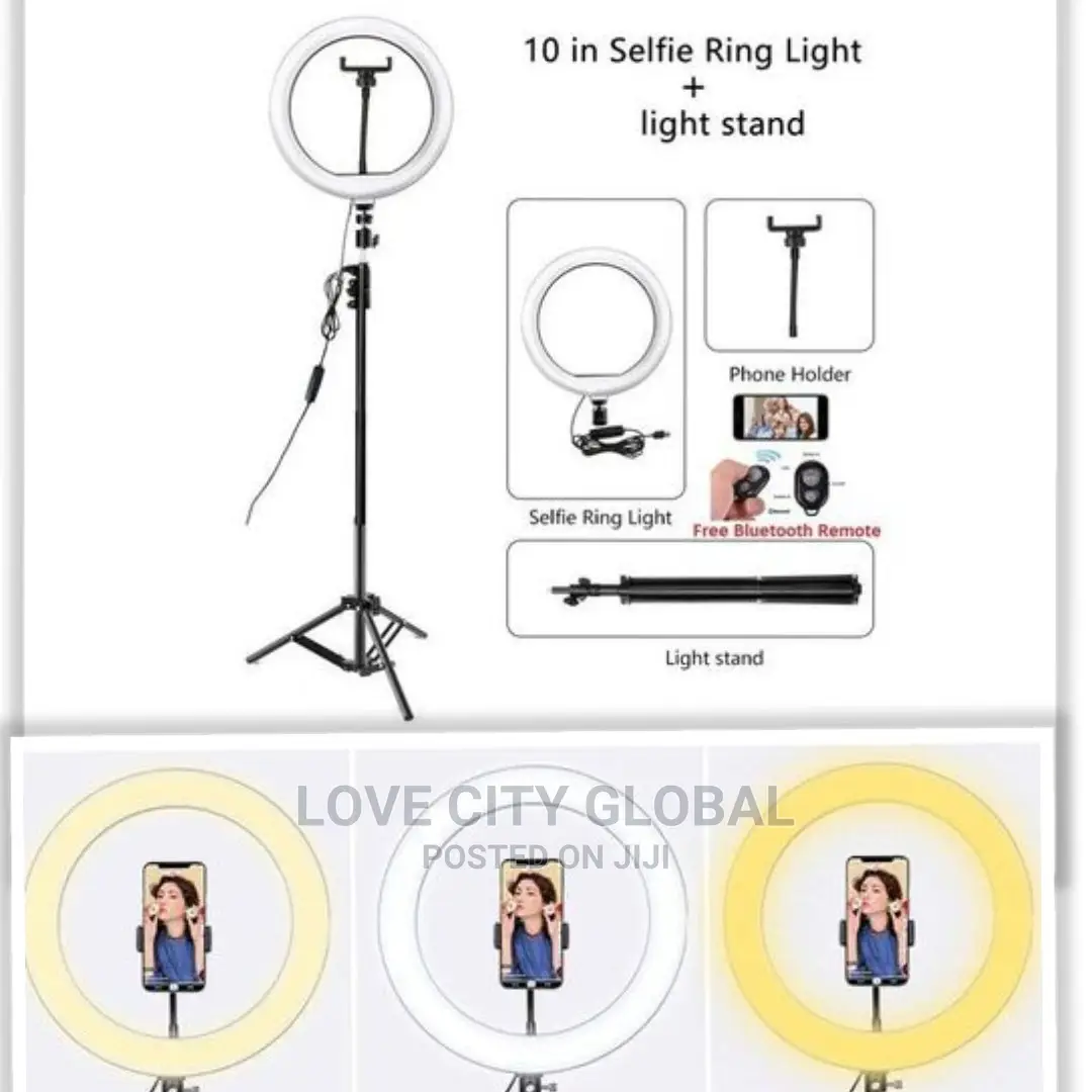 10" Ringlight With Stand 10inches Ringlight