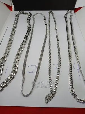 Men's Fashion Neck Chain 0110 - Silver