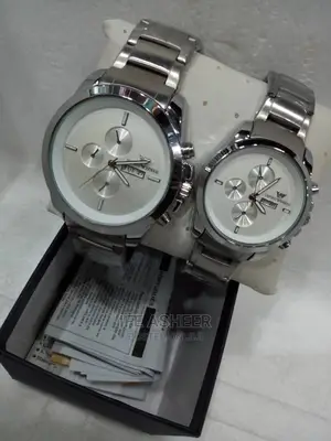 Emporio Armani Couple's Wristwatch - Silver