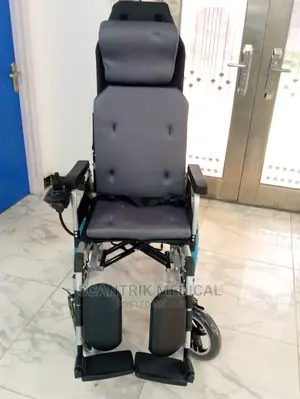 Electric Wheelchair With Adjustable Back Rest