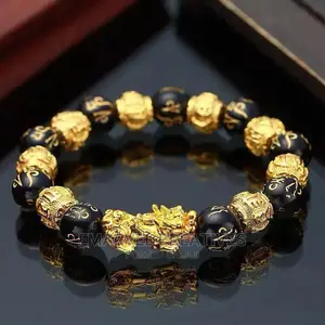 Stone Beads Bracelet Men Women Unisex Brave