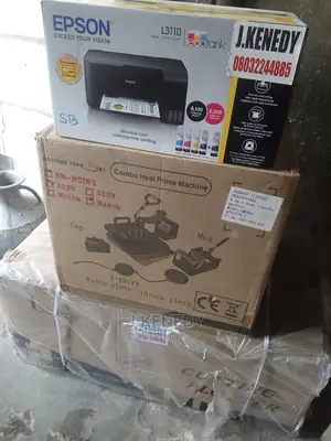Complete Package , Sublimation Printer,8 In1 Press, Plotter