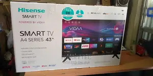 Hisense Smart Tv 43" With Wall Bracket Nf 1year Warranty