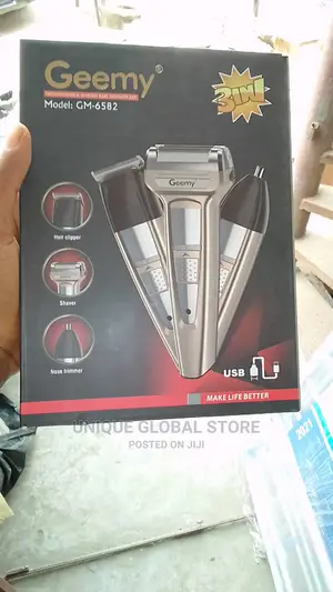 Original Geemy Rechargeable Hair Clipper Hair Nose Trimmer,