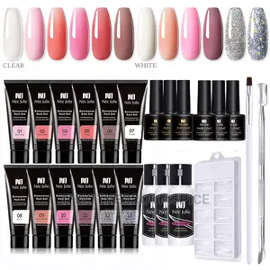 24pc Set Professional Polygel Solution Nail Art Design Tools