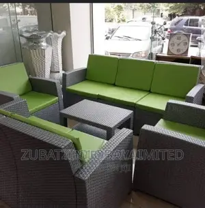 Outdoor Plastic Rattan Sofa Set