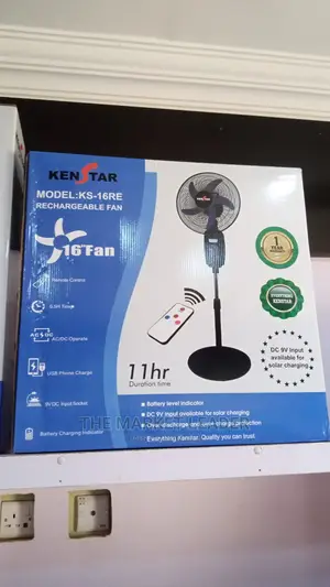Kenstar Rechargeable Standing Fan 16" - Ks-16re