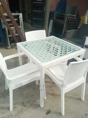 White Rattan Chair