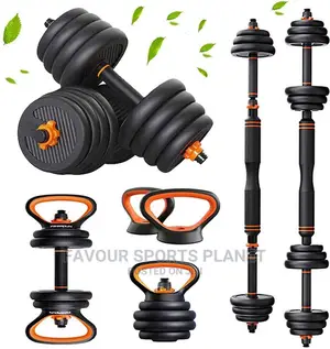 4 in 1 Adjustable Dumbbells/Barbell Set(40kg)