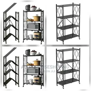4 Layer Foldable Shelf