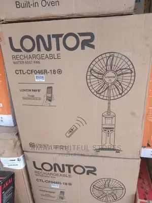 Lontor Water Mist Rechargeable Fan