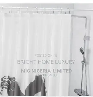 Adjustable Shower Curtain Pole - Curtain Not Included