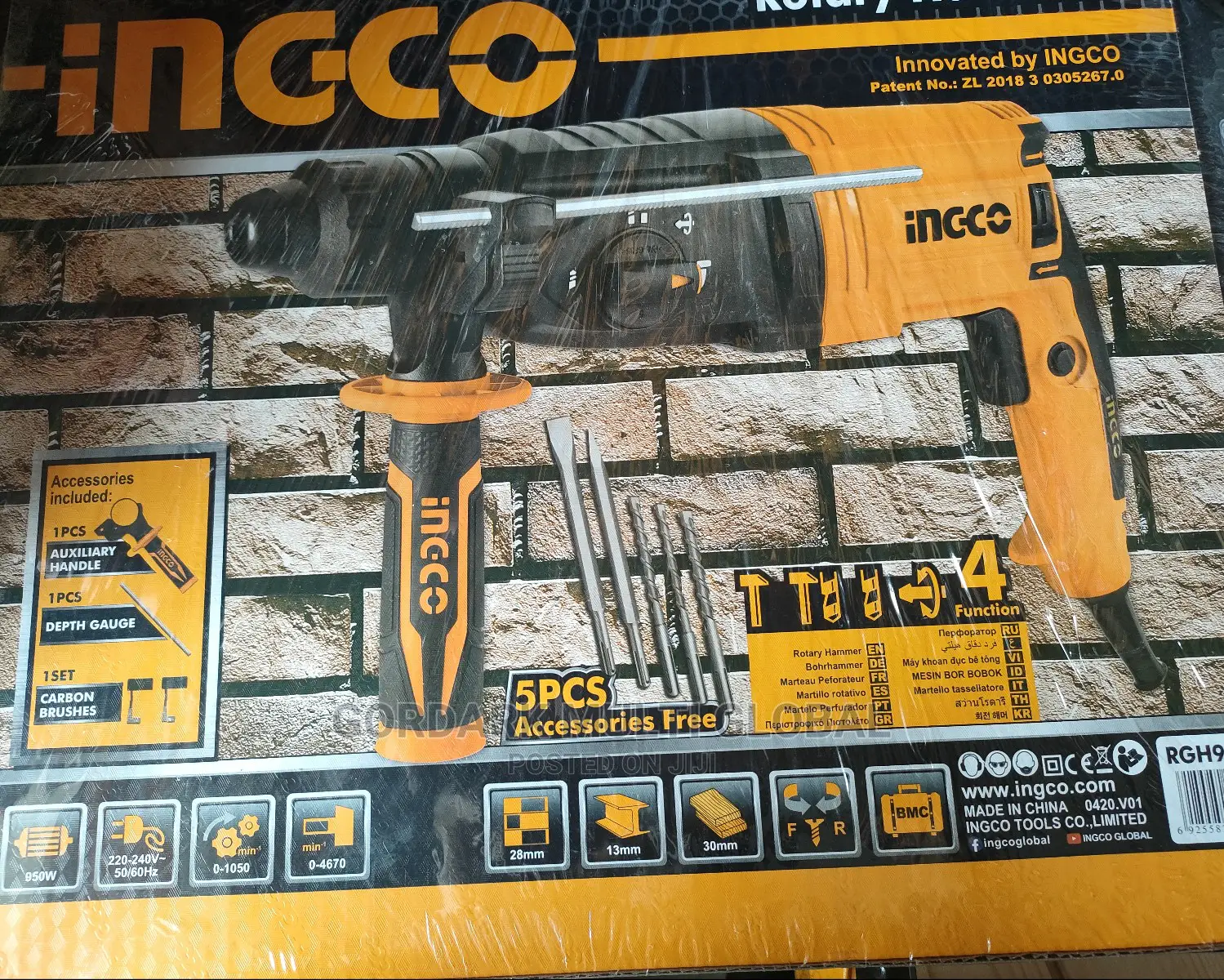 Rotary Hammer 950w