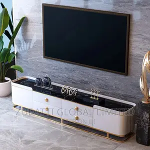 Royal Palace Foreign Television Stand Wt Coffee Center Table