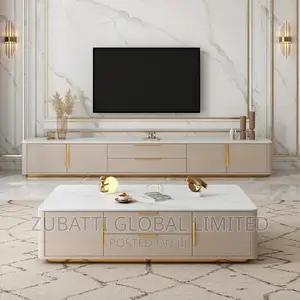 Foreign Television Stand With Coffee Center Table / Tv Stand